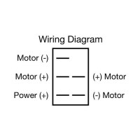 Jr Products Single Rv Slide Out Switch With Bezel - 12075 - 342-12075F1